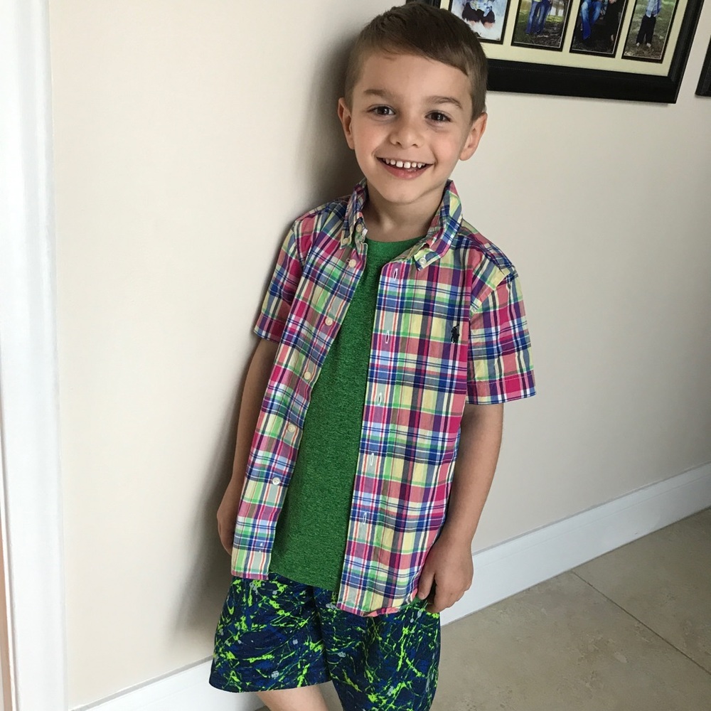 Ralph Lauren button down shirt 4T - Picture 2 of 8